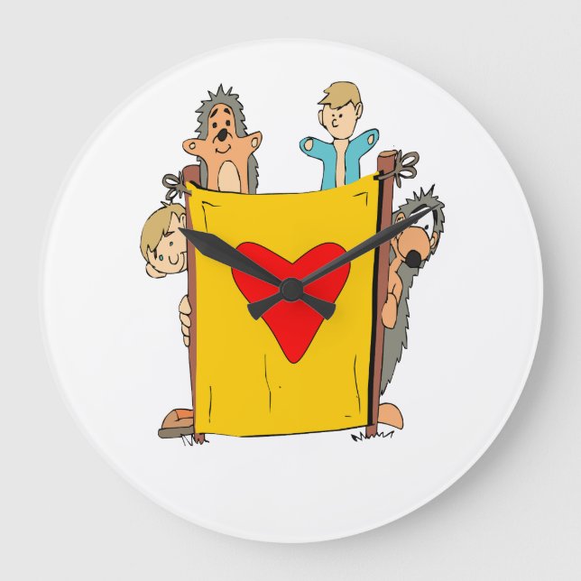 puppet theater large clock (Front)
