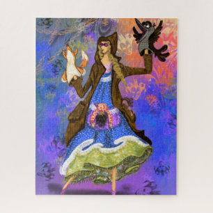 Puppet Theatre Jigsaw Puzzle - Painted