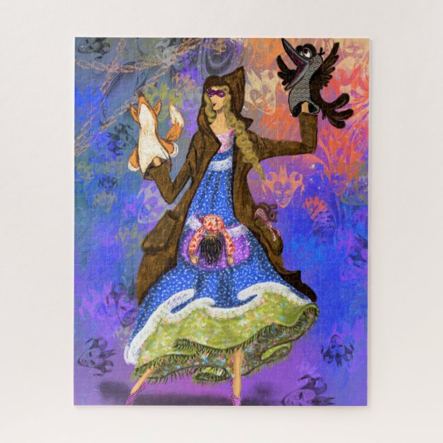 Puppet Theatre Jigsaw Puzzle - Painted (Vertical)