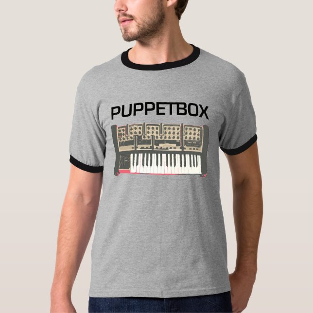 Puppetbox Synthesizer Logo T-Shirt (Front)