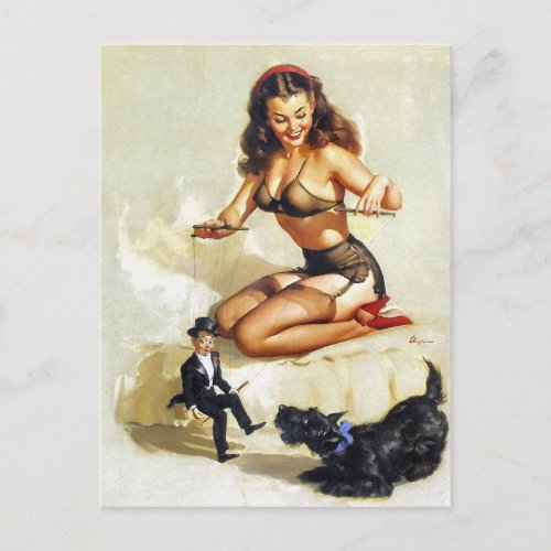 Puppeteer Pin_Up Postcard