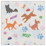 Puppies and Kittens Fabric