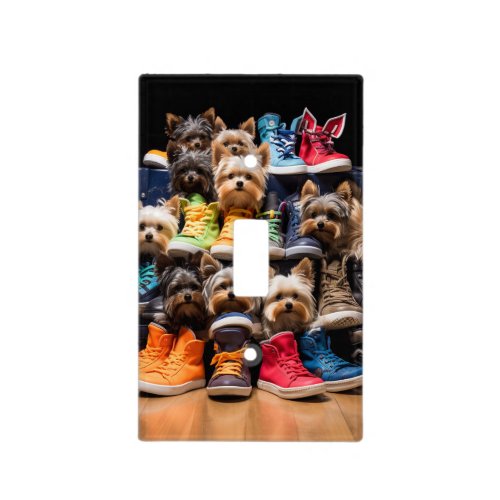 Puppies and Shoes Light Switch Cover