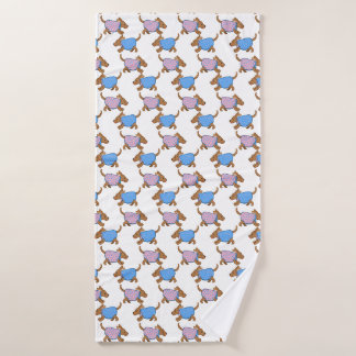 Puppies Dog Bath Towel