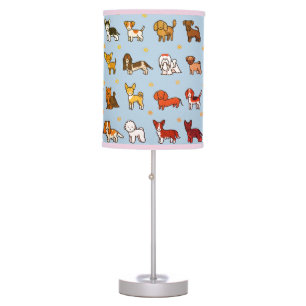 Puppies Dog Fun Childs  Table Lamp
