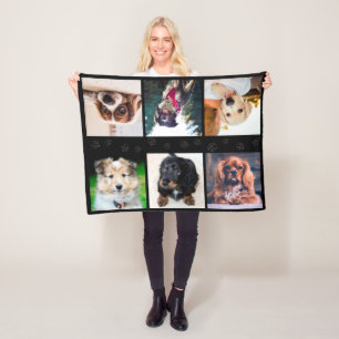 Puppies Dogs Instagram Photos Fleece Blanket
