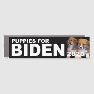 Puppies for Biden Car Magnet