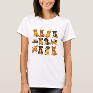 Puppies In Different Poses T-Shirt
