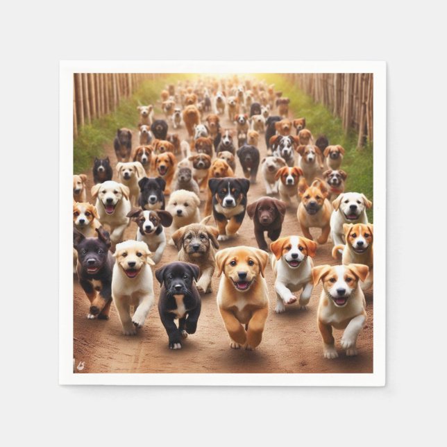 Puppies Napkins (Front)
