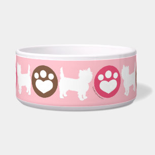 Puppies Paws Chocolate Cupcake Bowl