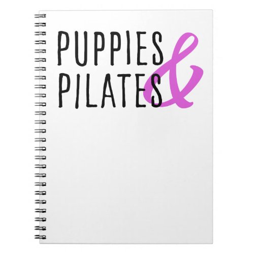 Puppies  Pilates Notebook