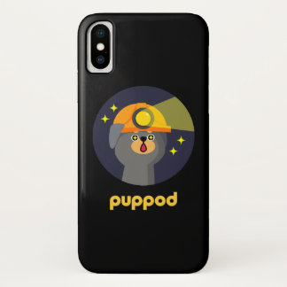 PupPod Lights Only Achievement Badge iPhone X Case