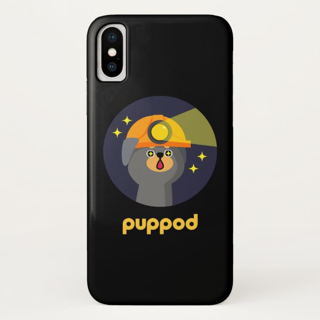 PupPod Lights Only Achievement Badge Case-Mate iPhone Case (Back)