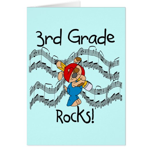Puppy 3rd Grade Rocks Tshirts and Gifts (Front)