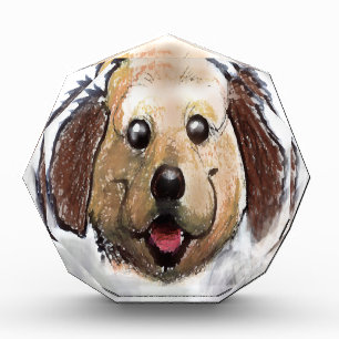 Puppy Acrylic Award