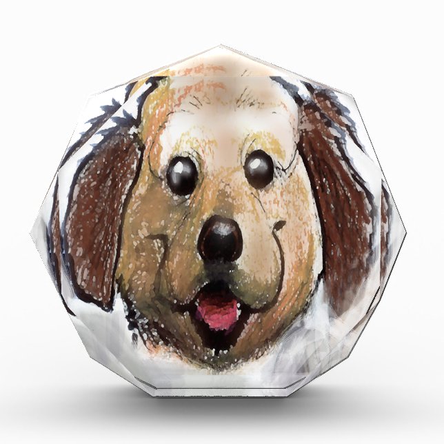 Puppy Acrylic Award (Front)