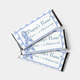 Puppy Adoption or Birthday Wrapper Party Favor Hershey Bar Favors