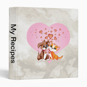 Puppy and Kitten Love Binder