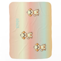 Puppy baby blanket