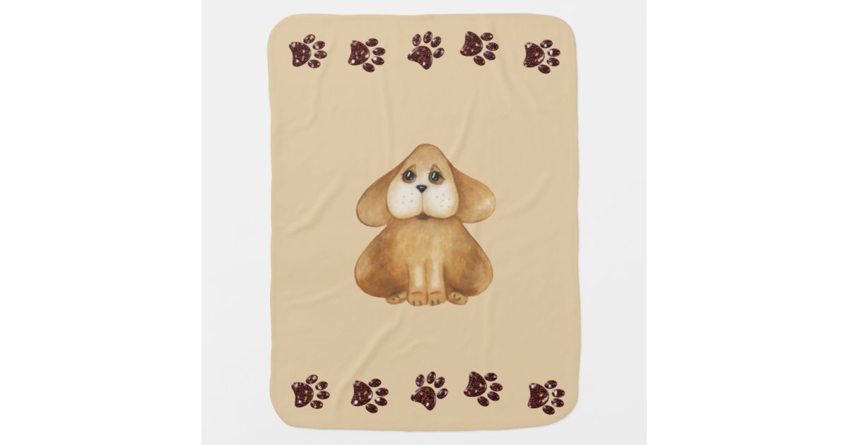 Puppy Baby Blanket Zazzle
