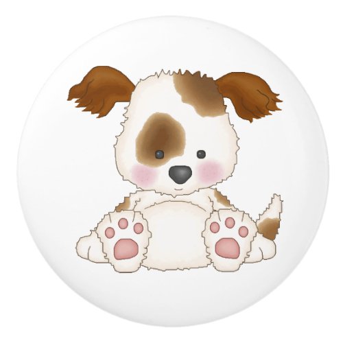 Puppy Baby Boy Nursery Kids Dresser Drawer Room Ceramic Knob