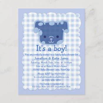 Puppy Baby Shower Invitation by rdwnggrl at Zazzle
