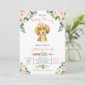Puppy Baby Shower invitation, Invitation (Standing Front)