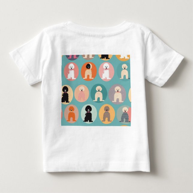 puppy baby t shirt (Back)