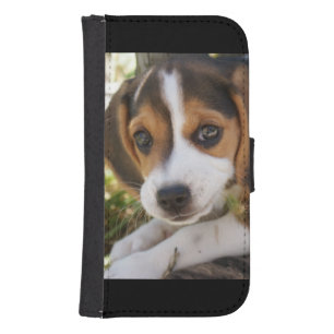 Puppy Beagles Galaxy S4 Wallet Case