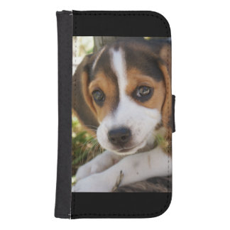 Puppy Beagles Galaxy S4 Wallet Case