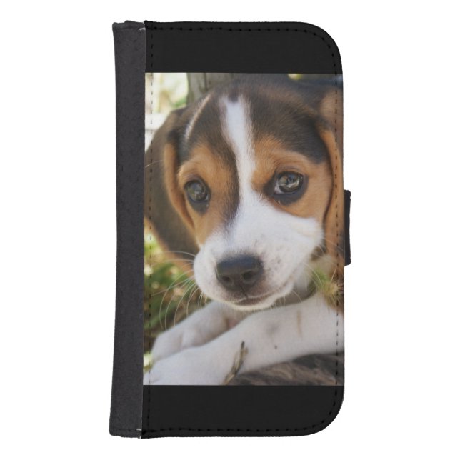 Puppy Beagles Samsung Galaxy Wallet Case (Front)