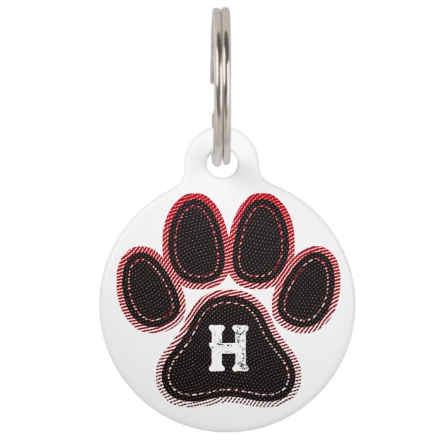 Puppy birth medal pet ID tag (Front)