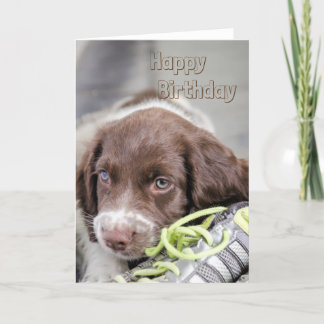 Puppy Birthday card