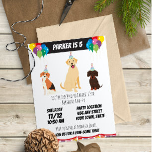 Puppy Birthday Invitation