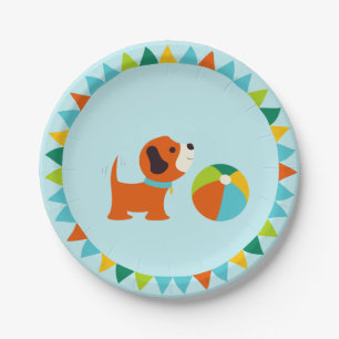 Puppy Birthday Paper Plate v2.0