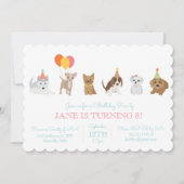 Puppy Birthday Party Invitation (Front)