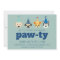 Puppy Birthday Party Invitation, Dog Party Invite