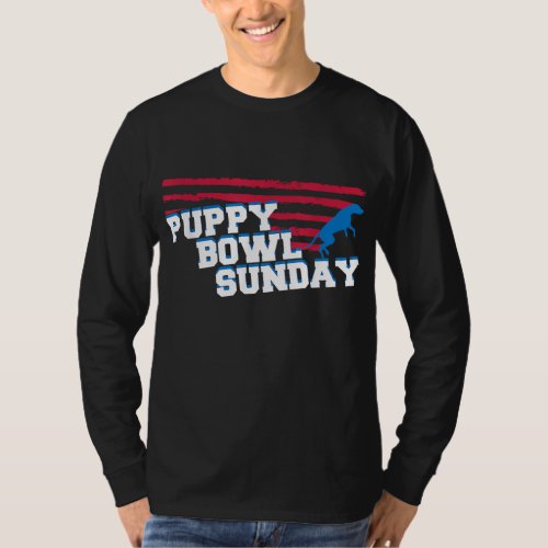 Puppy Bowl Sunday Cute Dog Lover Gift T_Shirt