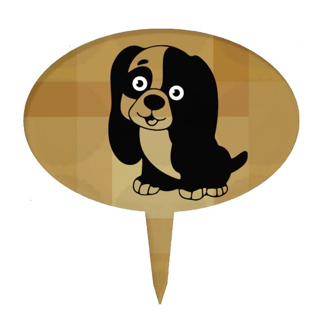 Puppy Cake Topper (Front)