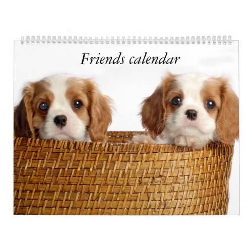 Puppy calendar