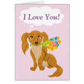 Puppy Card (Personalize) (Front)