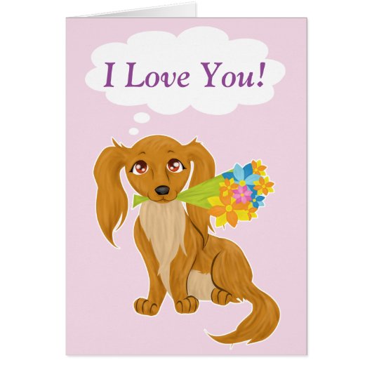 Puppy Card (Personalize) (Front)
