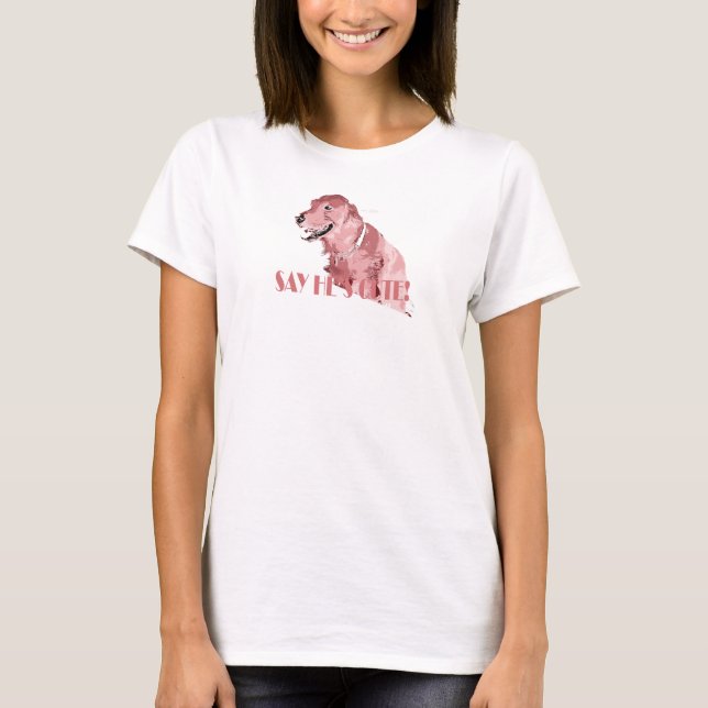 puppy copy, WARNING: Dog Lover, ** T-Shirt (Front)