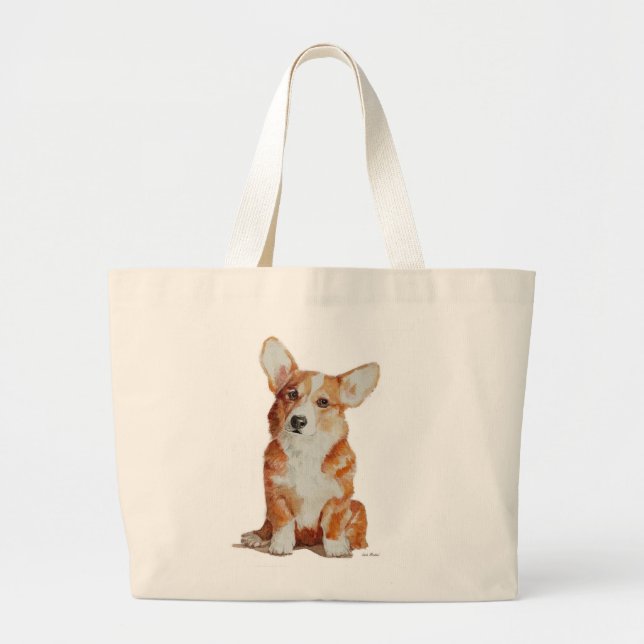 Puppy Corgi large bag (Front)