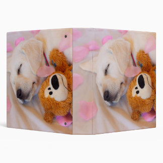 Puppy cuddles 02 3 ring binder