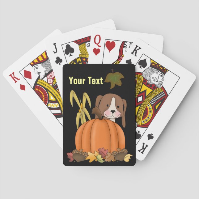 Puppy  Deck Standard Playing Cards (Back)