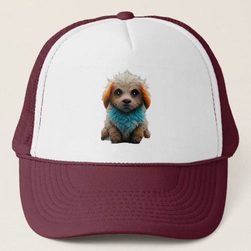 Puppy Design Trucker Hat