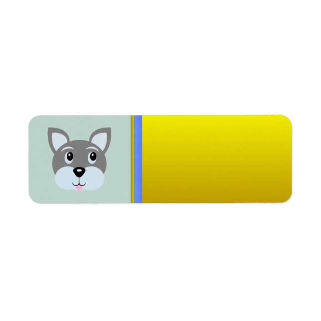 Puppy Dog Address Label (Front)