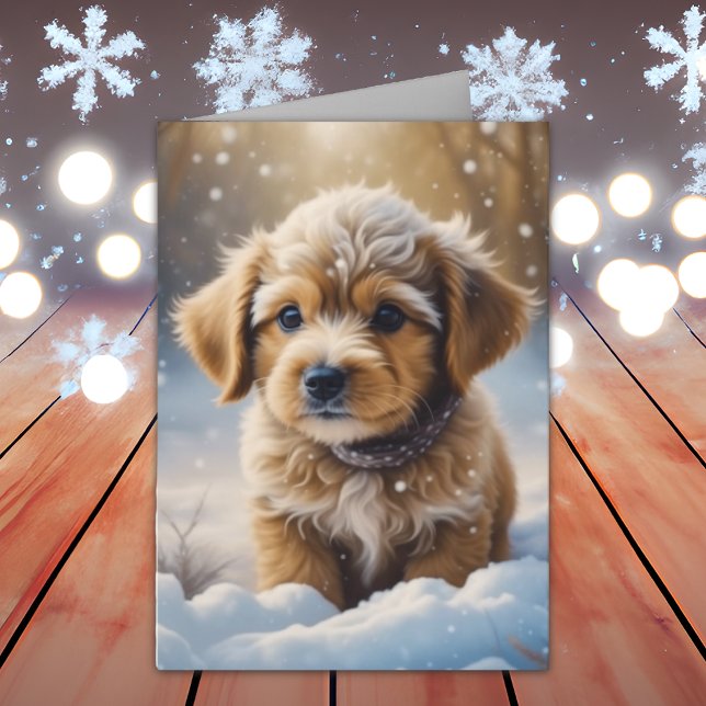 Puppy Dog and Christmas Quote Card (Creator Uploaded)