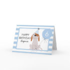 Puppy Dog Birthday Card Any Age